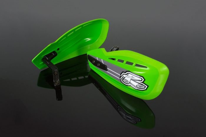 Renthal HG - 100 - GN Handguard in Green - Durable Protection for Your Bike - Moto - House MX