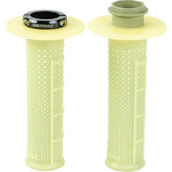 Renthal MX Original Lock - On Grips - Taper Half - Waffle - Soft, Ultra Tacky, and Aramid - Moto - House MX