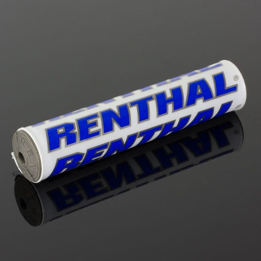 Renthal P209 SX Crossbar Pad 10 Inch White Blue - Moto-House MX