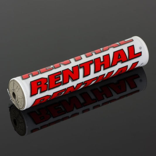 Renthal P263 SX Crossbar Pad 10 Inch White Red - Moto-House MX