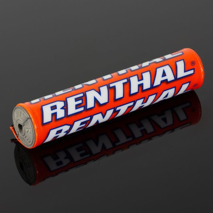 Renthal P308 Team Issue SX Crossbar Pad Orange White - Moto-House MX