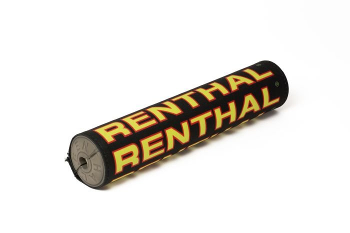 Renthal P355 10" Vintage SX Crossbar Pad Black Red Yellow - Moto-House MX