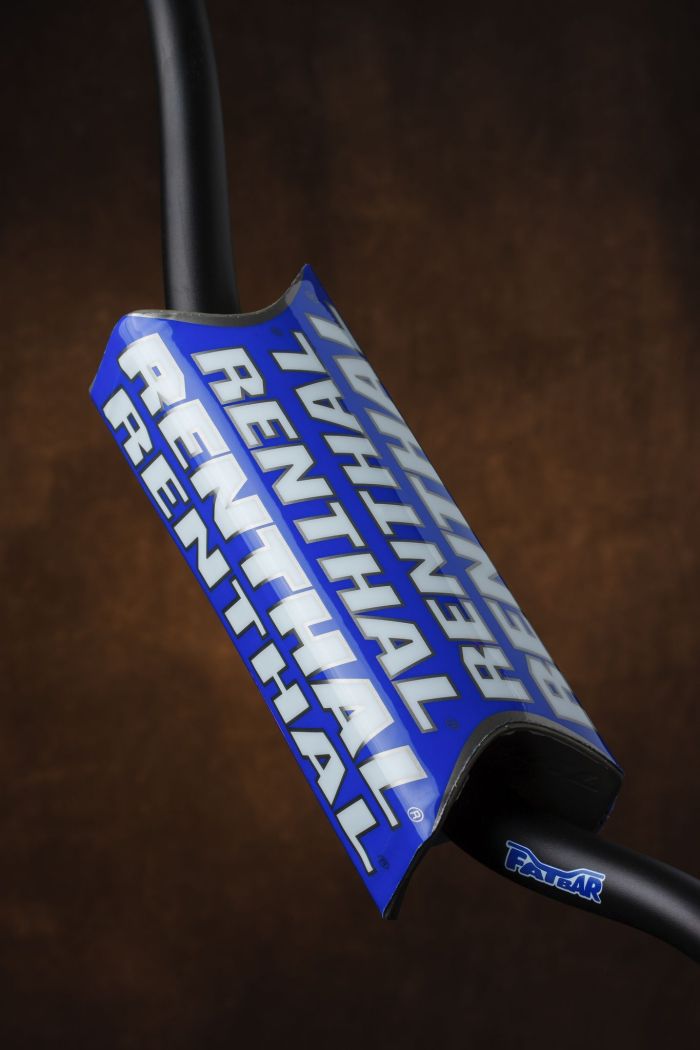 RENTHAL Team Issue Fatbar Pad - Part Number P281 - Blue - Moto - House MX