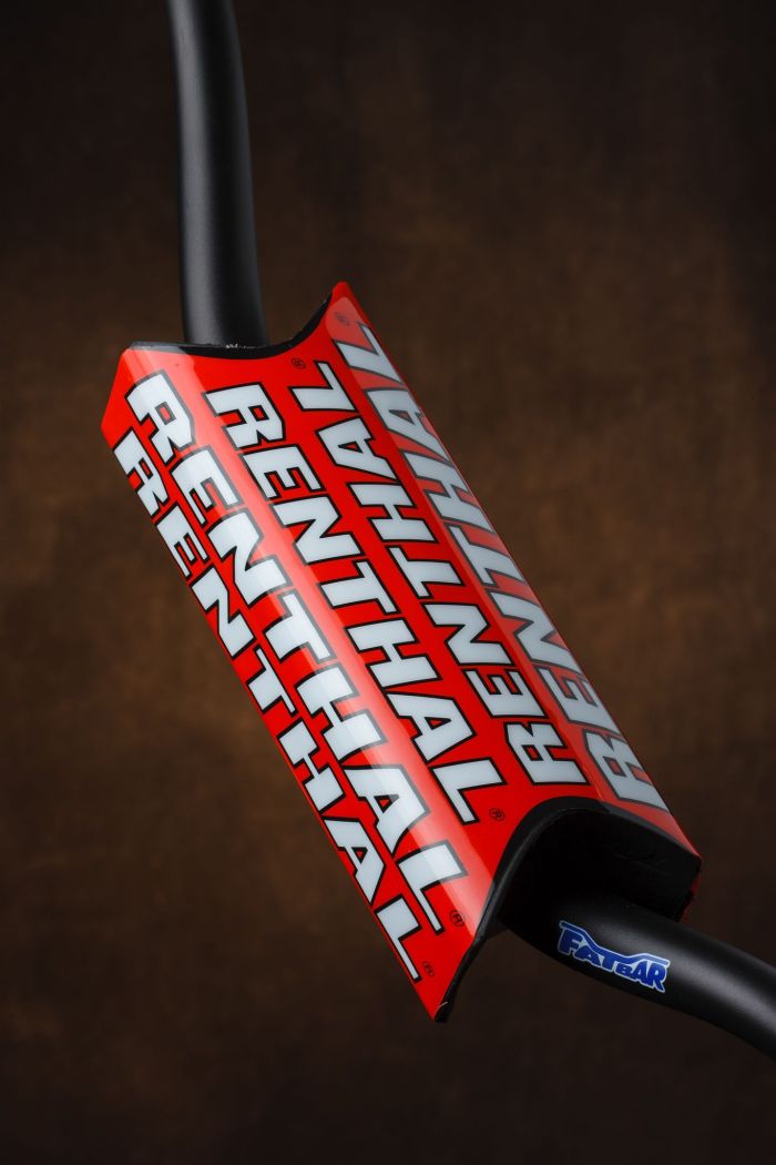 Renthal P274 Team Issue Fatbar Handlebar Pad Gloss Red - Moto-House MX