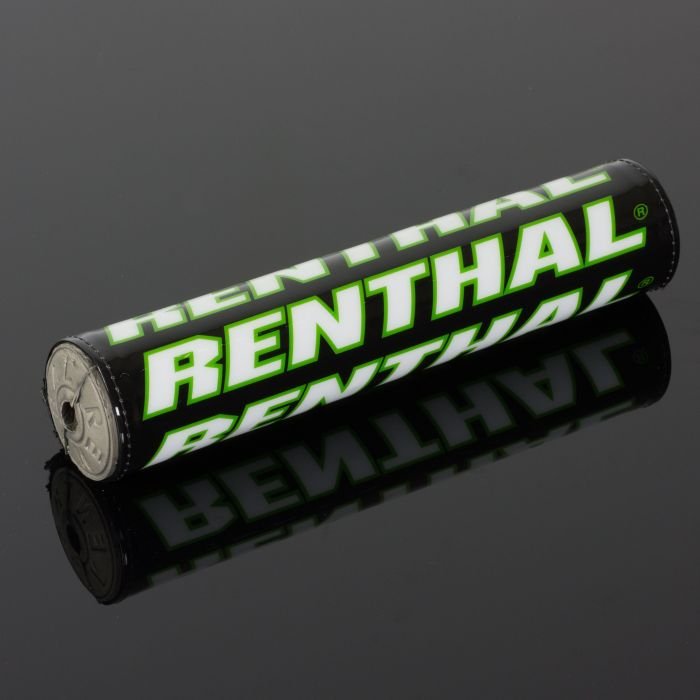 Renthal P286 Team Issue Crossbar Pad Black White Green - Moto-House MX