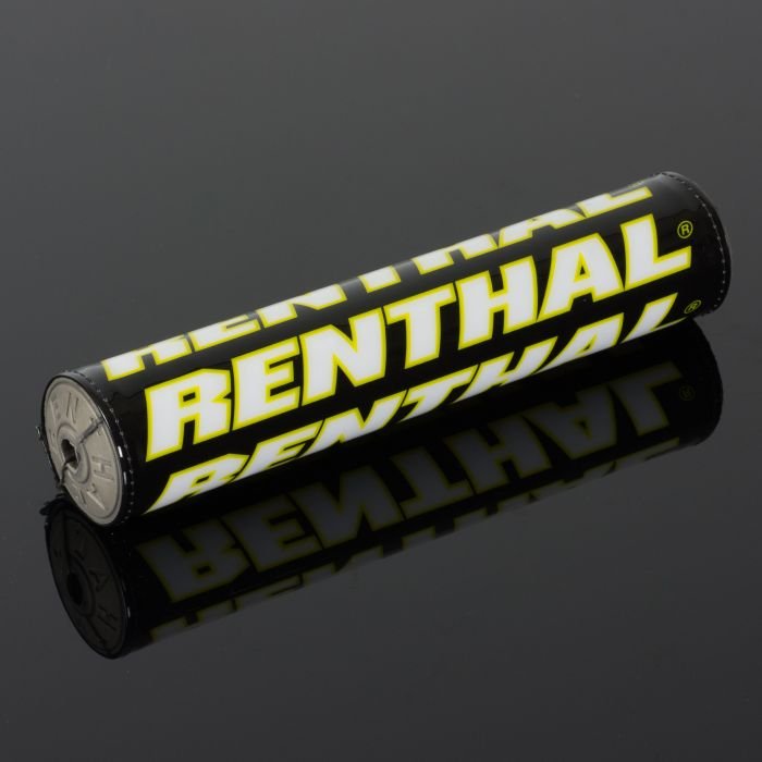 Renthal P287 Team Issue Crossbar Pad Black White Yellow - Moto-House MX