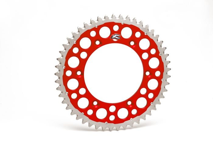 Renthal Twinring Sprocket Red 49T - Part Number 1540 - 520 - 49GPRD - Moto - House MX