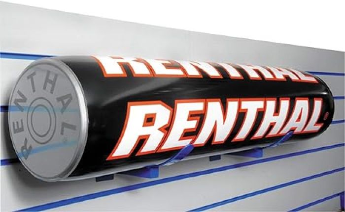 Renthal U-701-04-500 Inflatable Feature Display Large Bar Pad Black - Moto-House MX