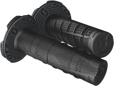 Scott Deuce 2 Grips with Donuts - 219627 - 0001 - Black - Moto - House MX