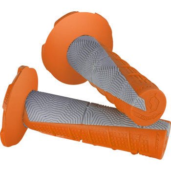 Scott Deuce 2 Grips with Donuts - 219627 - 1011 - Orange/Gray - Moto - House MX