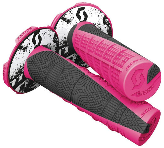 Scott Deuce 2 Grips with Donuts - 219627 - 1665 - Pink/Black - Moto - House MX