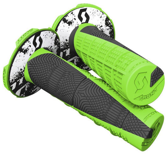 Scott Deuce 2 Grips with Donuts - 219627 - 4376 - Green/Black - Moto - House MX