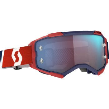 Scott Fury Motocross Goggle - 272828 - 1228349 - Fury Goggle - Red/Blue - Black Works - Moto - House MX