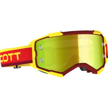 Scott Fury Motocross Goggle - 272828 - 1648289 - Retro Red/Yellow - Yellow Works - Moto - House MX