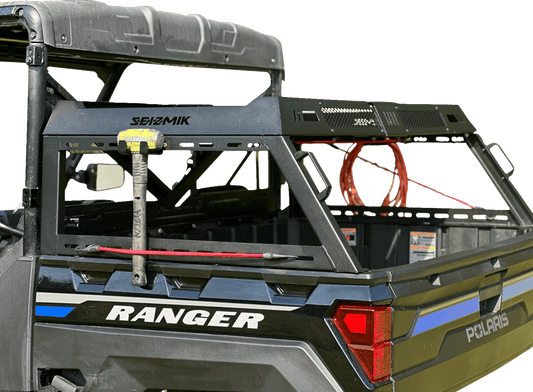 SEIZMIK Bed Rack Basket - Black - Part 58 - 08077 - Fits Can - Am and Polaris Models - Moto - House MX