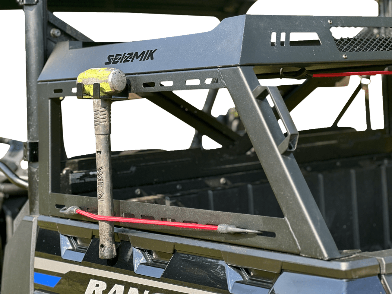SEIZMIK Bed Rack Basket - Black - Part 58 - 08077 - Fits Can - Am and Polaris Models - Moto - House MX