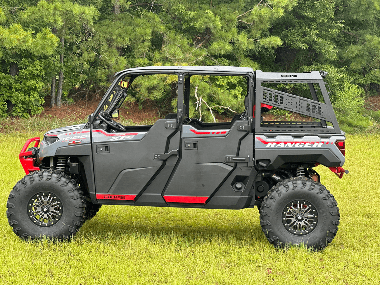 SEIZMIK Bed Rack Kit - Full Height - Black - Cam Am/Defender | Polaris/Ranger 58 - 08075 - Moto - House MX
