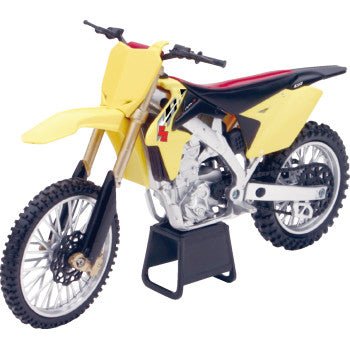 Suzuki RM - Z 450 Dirt Bike - 1:12 Scale - Yellow/Black - New Ray Toys - Moto - House MX