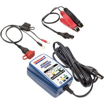 Tecmate Optimate 1 Duo Battery Charger/Maintainer 12V lead - acid or 12.8V lithium battery - Moto - House MX