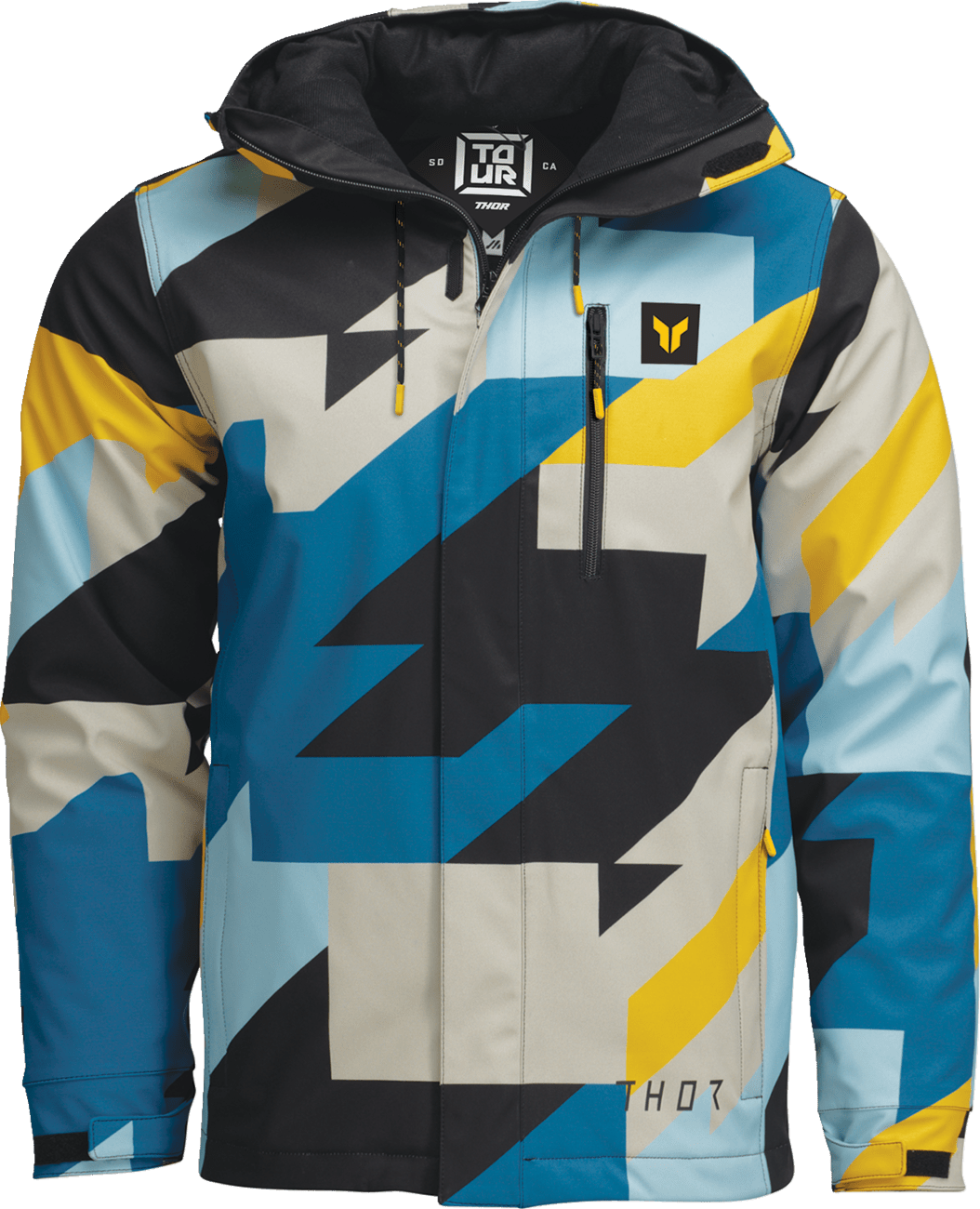 THOR Brave Tour Jacket - Blue/Yellow - Small - 2920 - 0817 - Moto - House MX