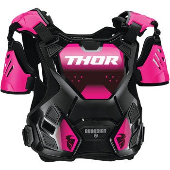 Thor Guardian Roost Deflector - Black/Pink - Adult - Moto - House MX