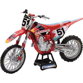 TLD Red Bull GasGas MC 450F Race Bike - Justin Barcia - 1:12 Scale - Red/Black/White - New Ray Toys - Moto - House MX