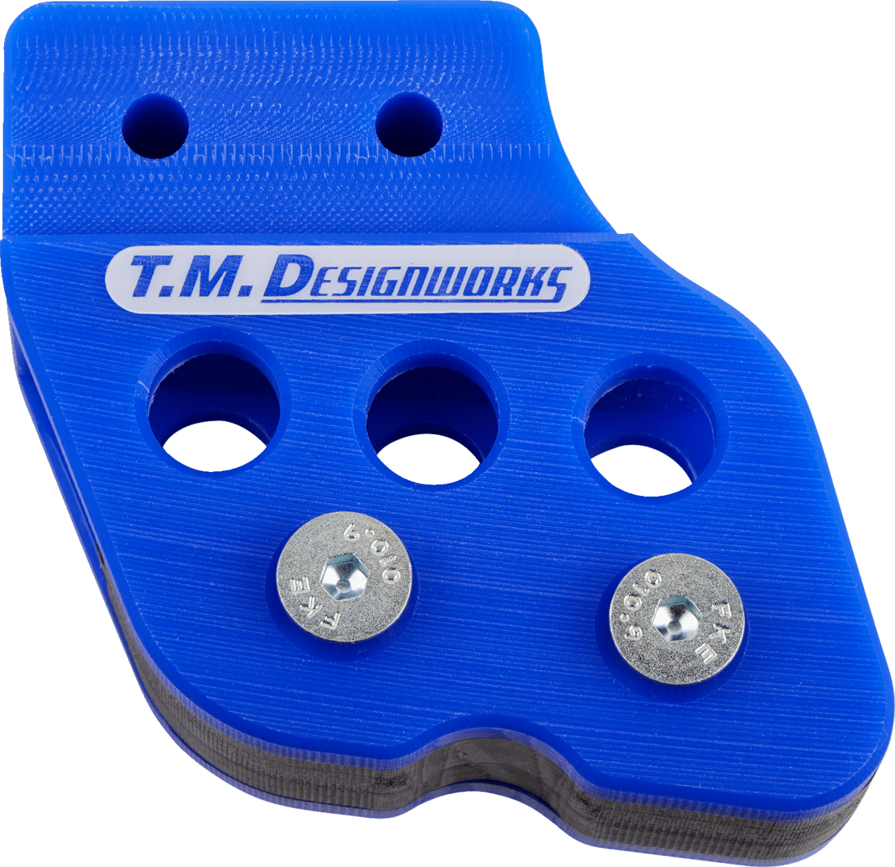 T.M. Designworks RCG - 007 - BU Chain Guide Blue for Honda Yamaha Kawasaki Suzuki ATVs - Moto - House MX
