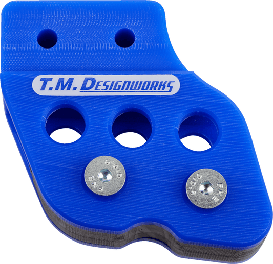 T.M. Designworks RCG - 007 - BU Chain Guide Blue for Honda Yamaha Kawasaki Suzuki ATVs - Moto - House MX