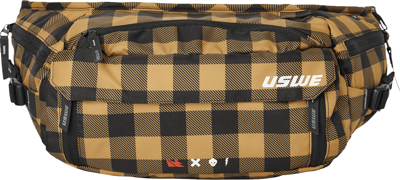 USWE 6L Waist Hip Pack - Flannel Bronze Part 5206083049 for Hydration and Gear Convenience - Moto - House MX