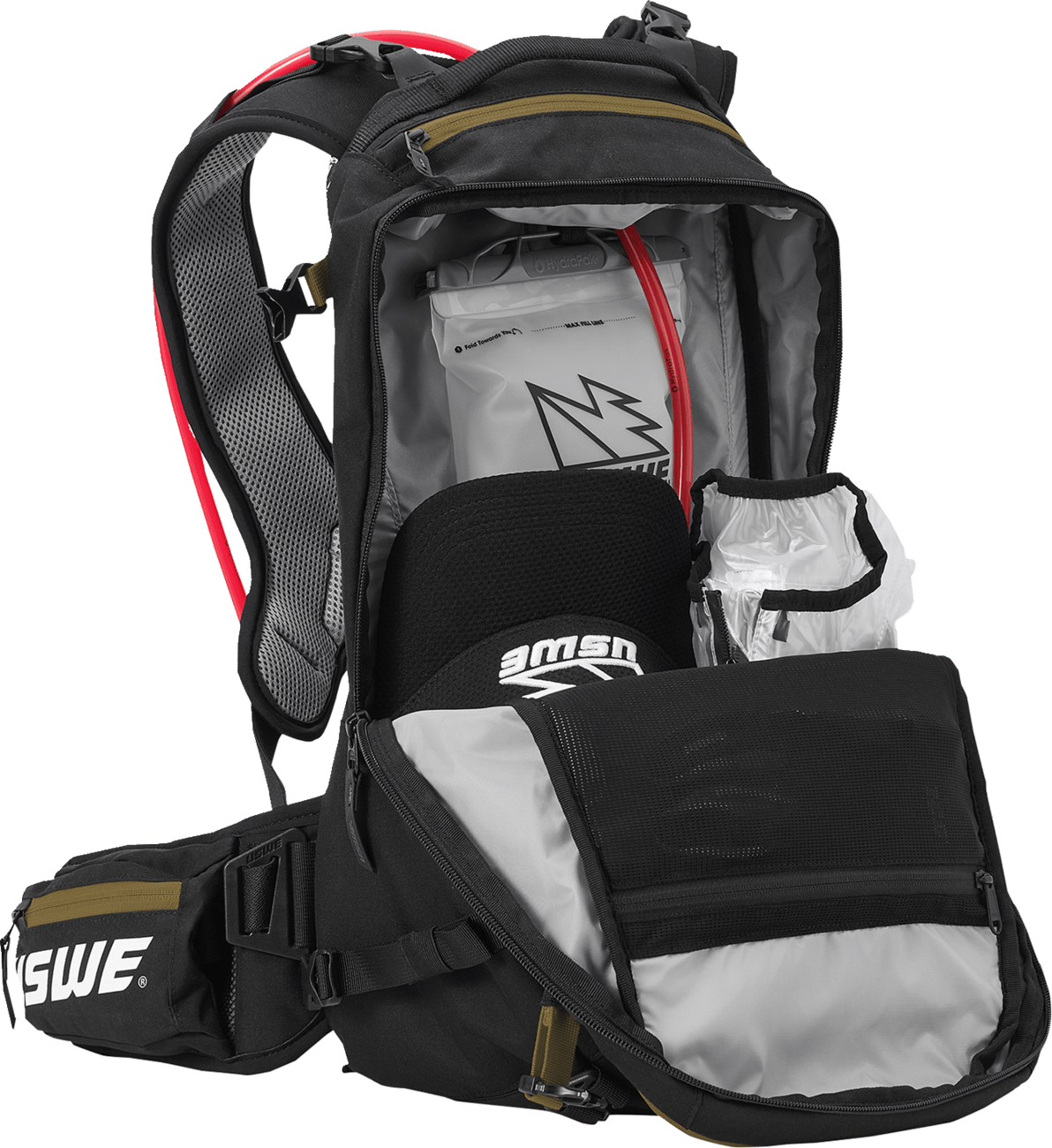 USWE Core Off - Road 25L Daypack Black/Bronze - 5225082050 - ADV, Enduro, MX Backpack - Moto - House MX