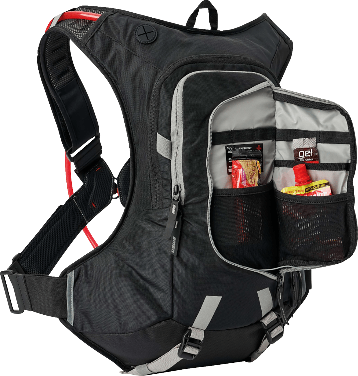 USWE Moto Hydration Pack 12L Carbon Black 212059001 MX Enduro Trail Bag - Moto - House MX
