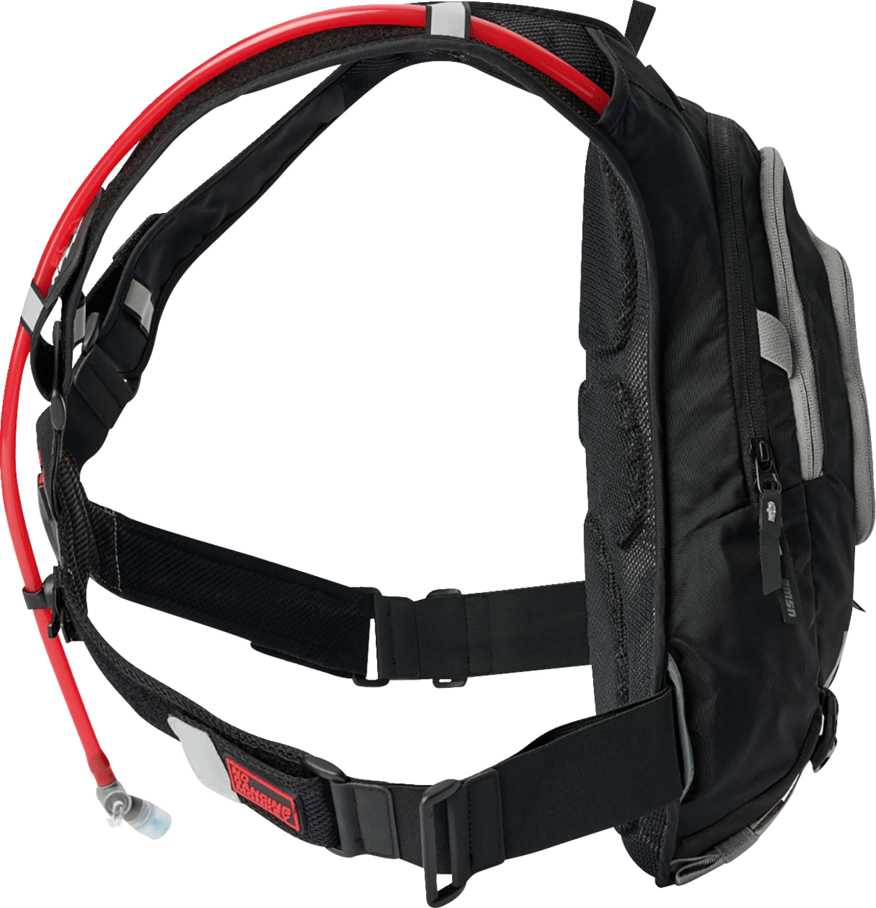 USWE Moto Hydration Pack 8L Black/Gray 208059001 MX Enduro Trail Race Bag - Moto - House MX