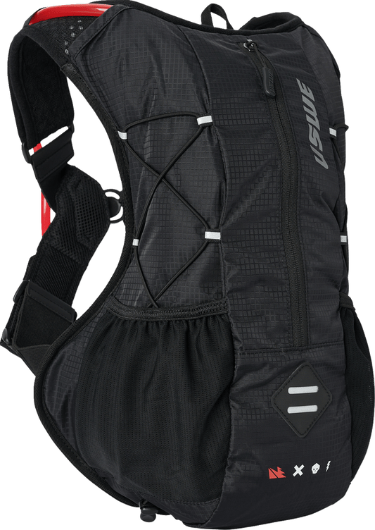 USWE Outlander 10L Hydration Pack Recycled Black 210076001 MTB, Moto, Enduro Bag - Moto - House MX