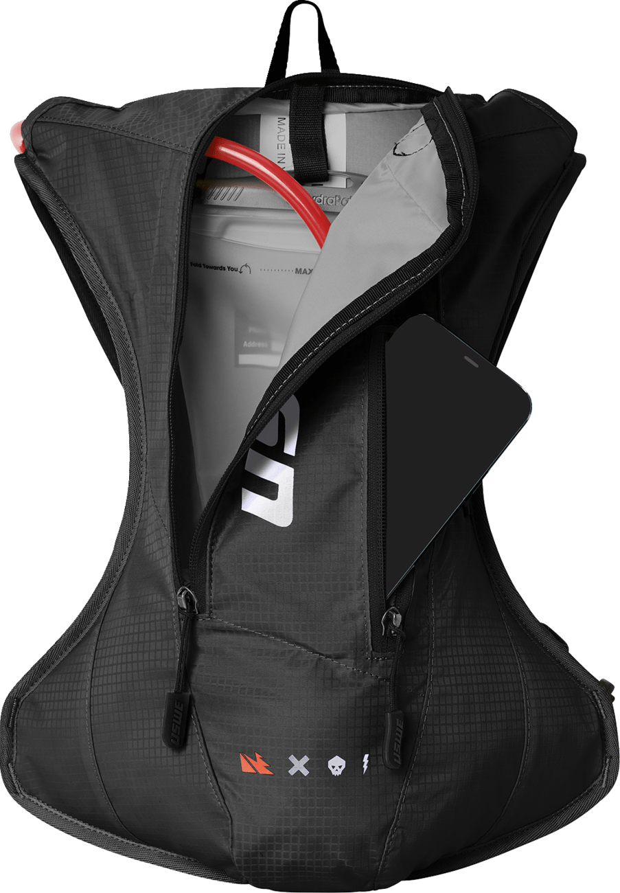 USWE Outlander 4L Hydration Pack - Black - 5204077001 - MTB Moto Enduro Race Bag - Moto - House MX