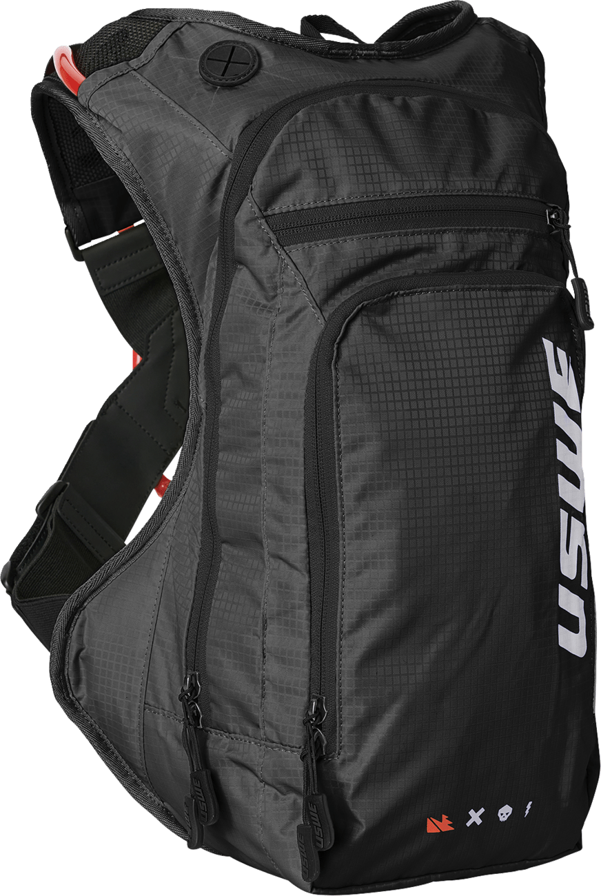 USWE Outlander 9L Hydration Pack Black - 5209077001 - MTB Moto Enduro Backpack - Moto - House MX