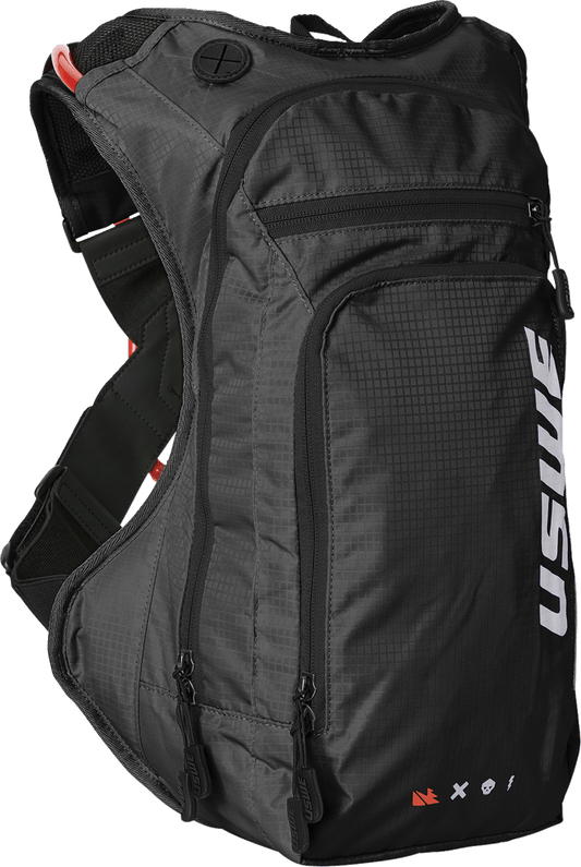 USWE Outlander 9L Hydration Pack Black - 5209077001 - MTB Moto Enduro Backpack - Moto - House MX