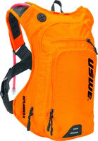 USWE Outlander 9L Hydration Pack - Orange, and Carbon Black - Moto - House MX