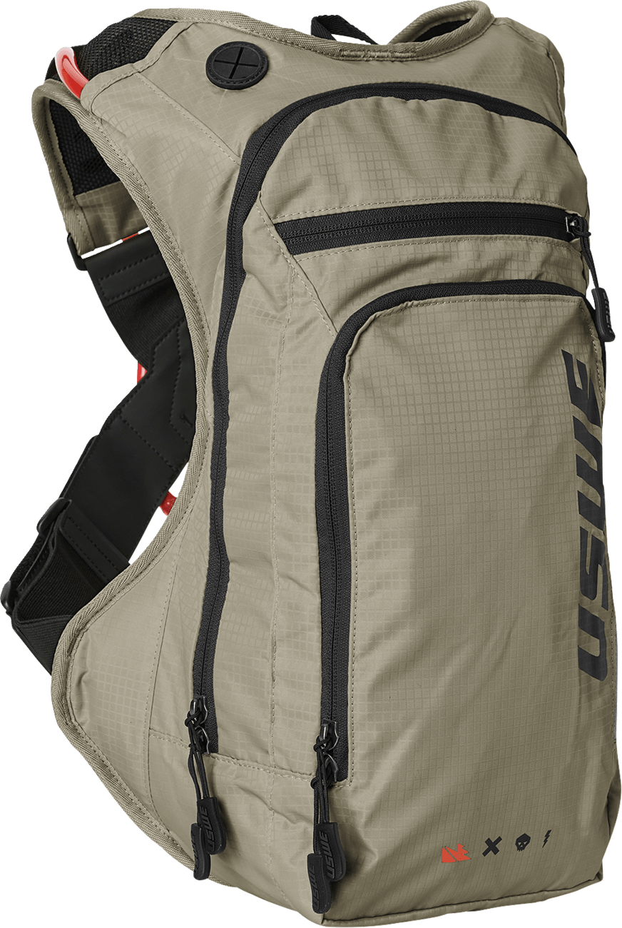USWE Outlander 9L Hydration Pack Sand 5209077021 MTB Moto Enduro Backpack - Moto - House MX