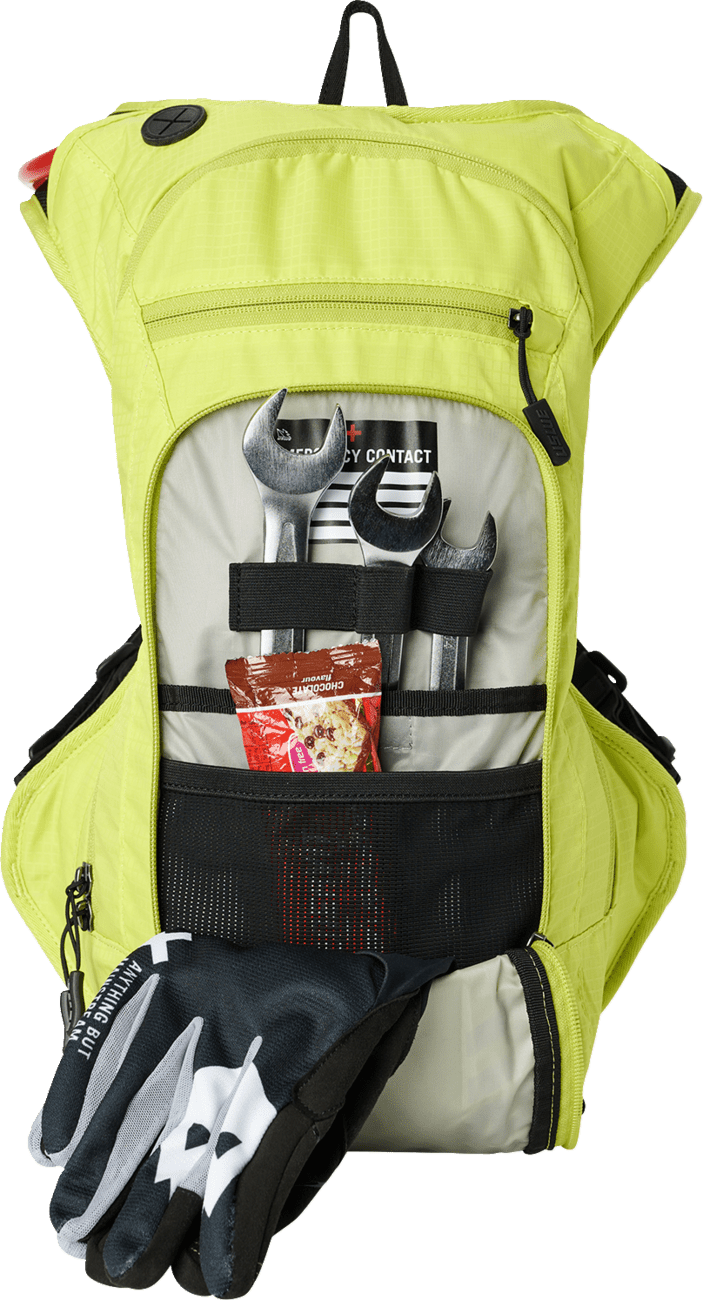USWE Outlander Hydration Pack 9L Crazy Yellow - 5209077002 - No Dancing Monkey - Technology - Moto - House MX