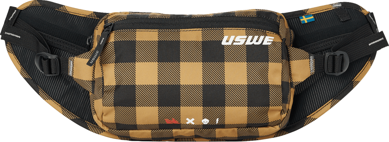 USWE Waist Hip Pack 2L Flannel Bronze 5202083049 MTB Enduro Moto Race Belt - Moto - House MX