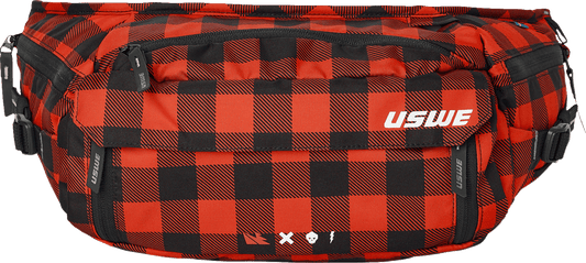 USWE Waist Hip Pack - 6L Flannel Red (Part Number 5206083048) - Moto - House MX