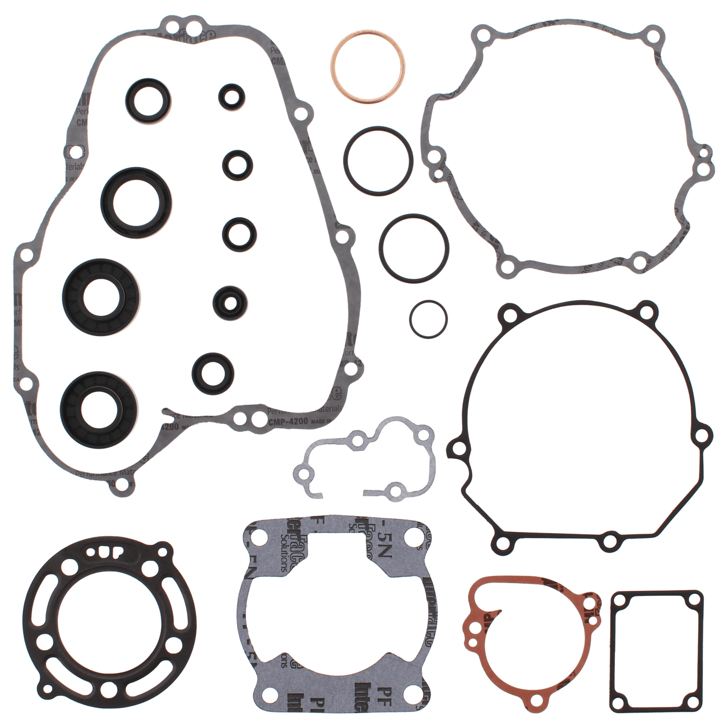 Vertex 811484 Gasket & Oil Seal Kit KX112 KX100 Engine Rebuild Kawasaki 2014–2024 - Moto - House MX