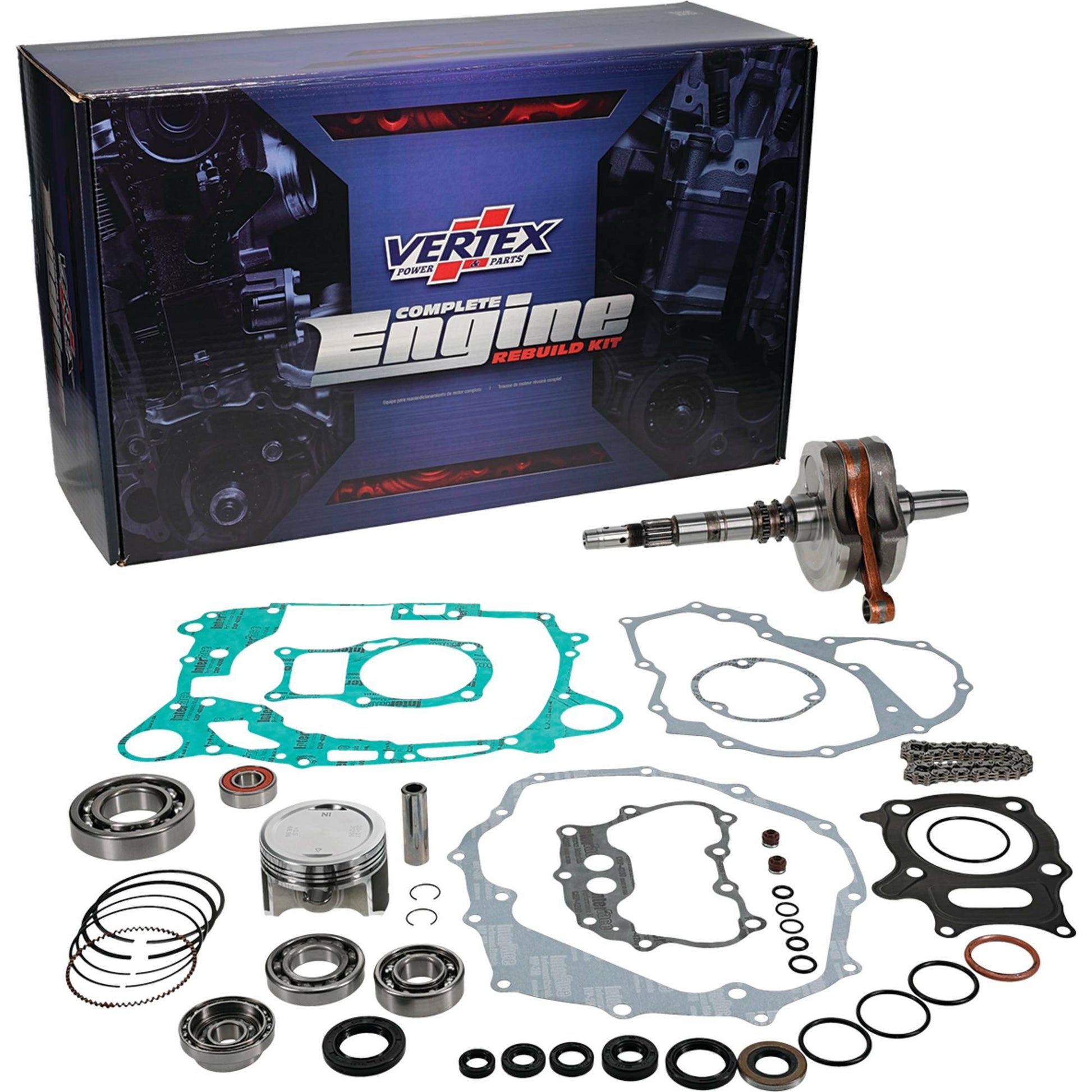 Vertex Complete Engine Rebuild Kit for Honda TRX250EX and Recon ES Models * Part Number WR00057 - Moto - House MX
