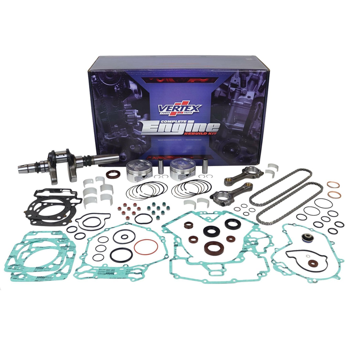 Vertex HR00217 Complete Engine Rebuild Kit for Can - Am Outlander and Commander Models - Moto - House MX