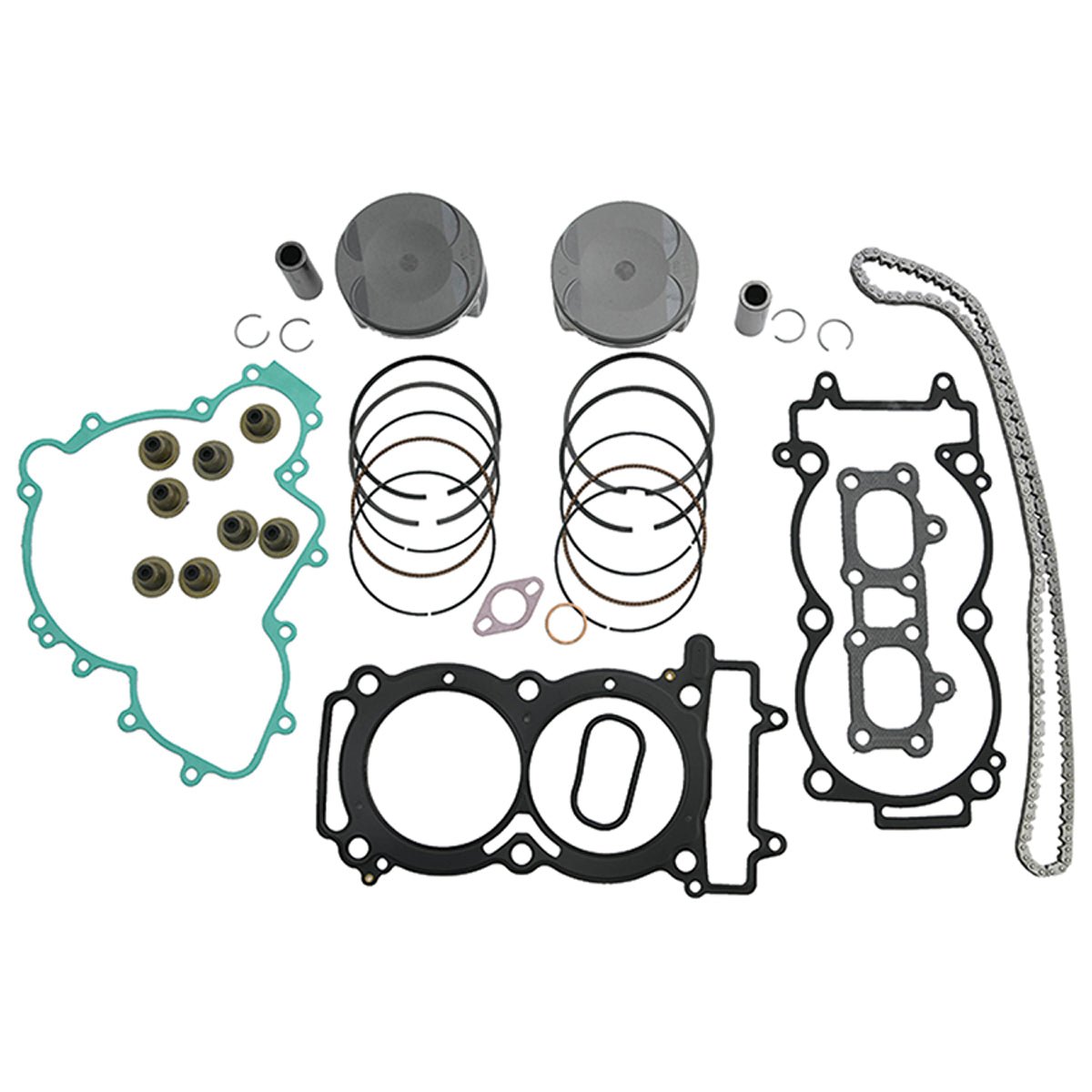 Vertex - VTKTC24717B - Top End Kit Std 92.95mm 13 - 20 Polaris RZR XP 1000, Ranger XP 900 - Moto - House MX