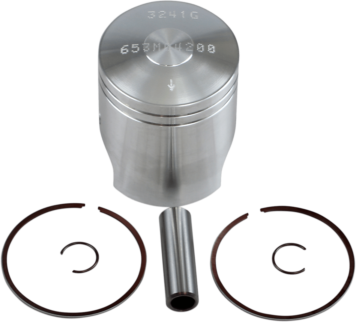 Wiseco 653M04200 High - Performance Piston Kit Yamaha PW50 42.00mm 1981 - 2025 - Moto - House MX