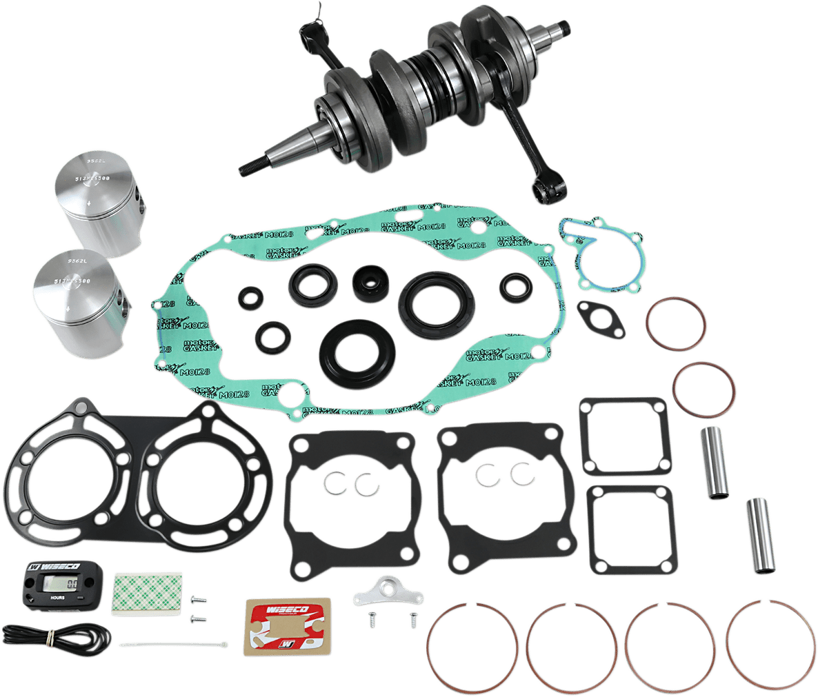 WISECO Engine Rebuild Kit for Yamaha YFZ350 Banshee - Part PWR100 - 655, 65.50 mm - Moto - House MX