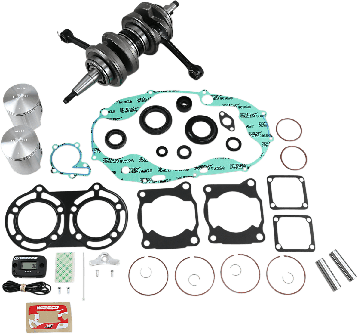 WISECO Engine Rebuild Kit PWR100 - 650 for Yamaha YFZ350 Banshee - 65.00 mm - Moto - House MX