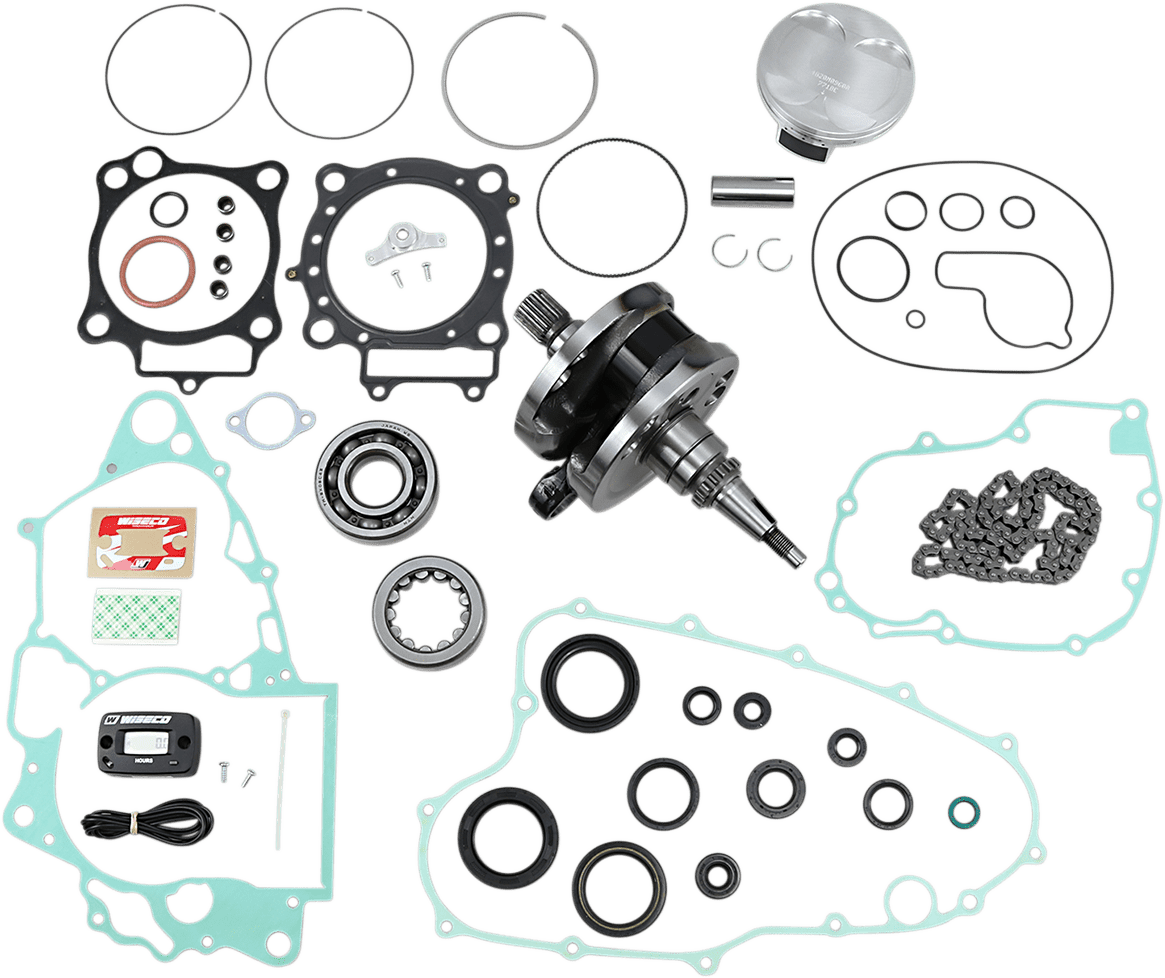 WISECO PWR138 - 101 Engine Rebuild Kit for Honda CRF450R, 96mm Piston and Complete Top & Bottom End Components - Moto - House MX