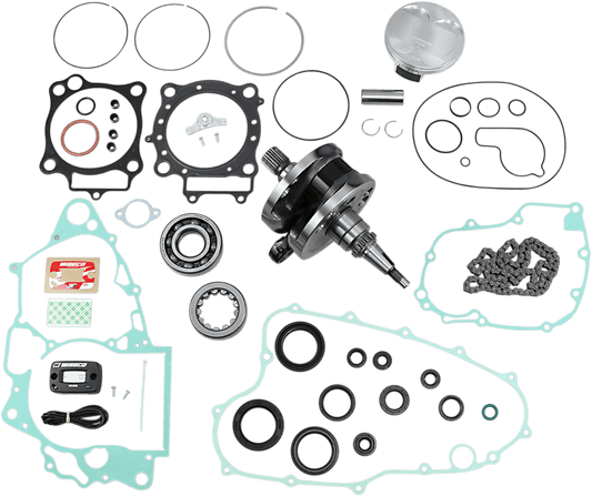 WISECO PWR138 - 101 Engine Rebuild Kit for Honda CRF450R, 96mm Piston and Complete Top & Bottom End Components - Moto - House MX